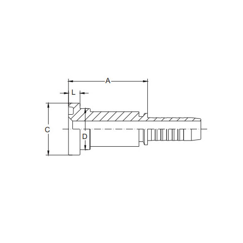 87311-SAE Фланец, 3000PSI, конус 61